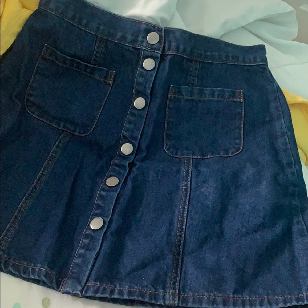 mini denim jean skirt
